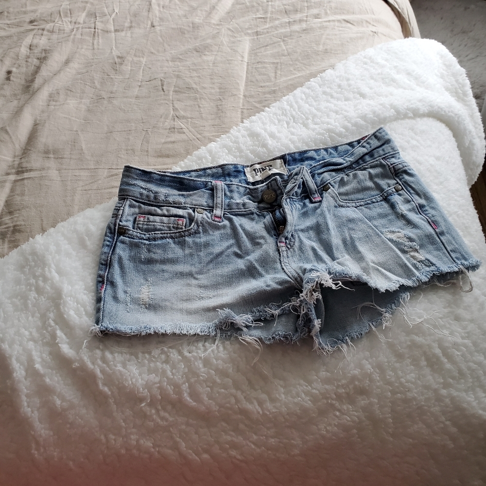 Pink by Victoria's Secret jean shorts